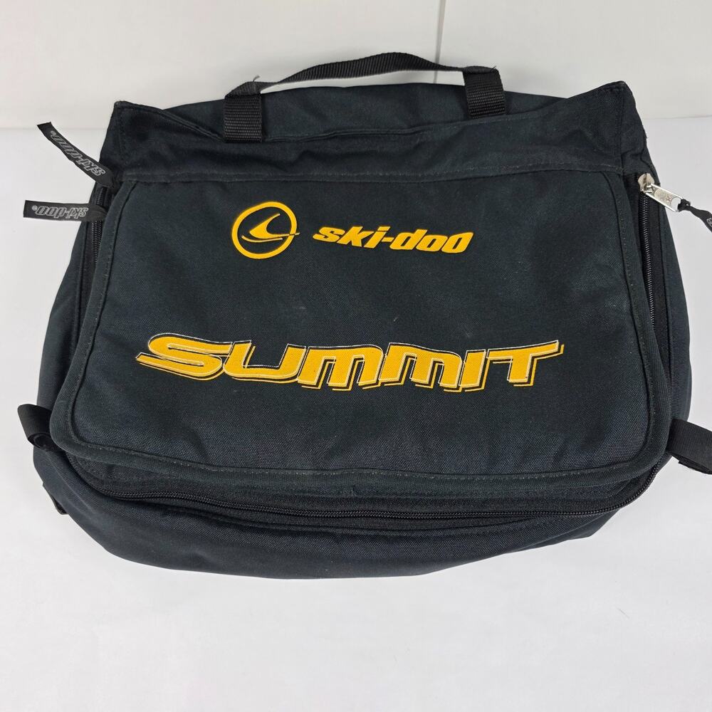 Vintage Ski-Doo Snow gear Summit Bag Black Storage Cargo TUNNEL BAG Expandable